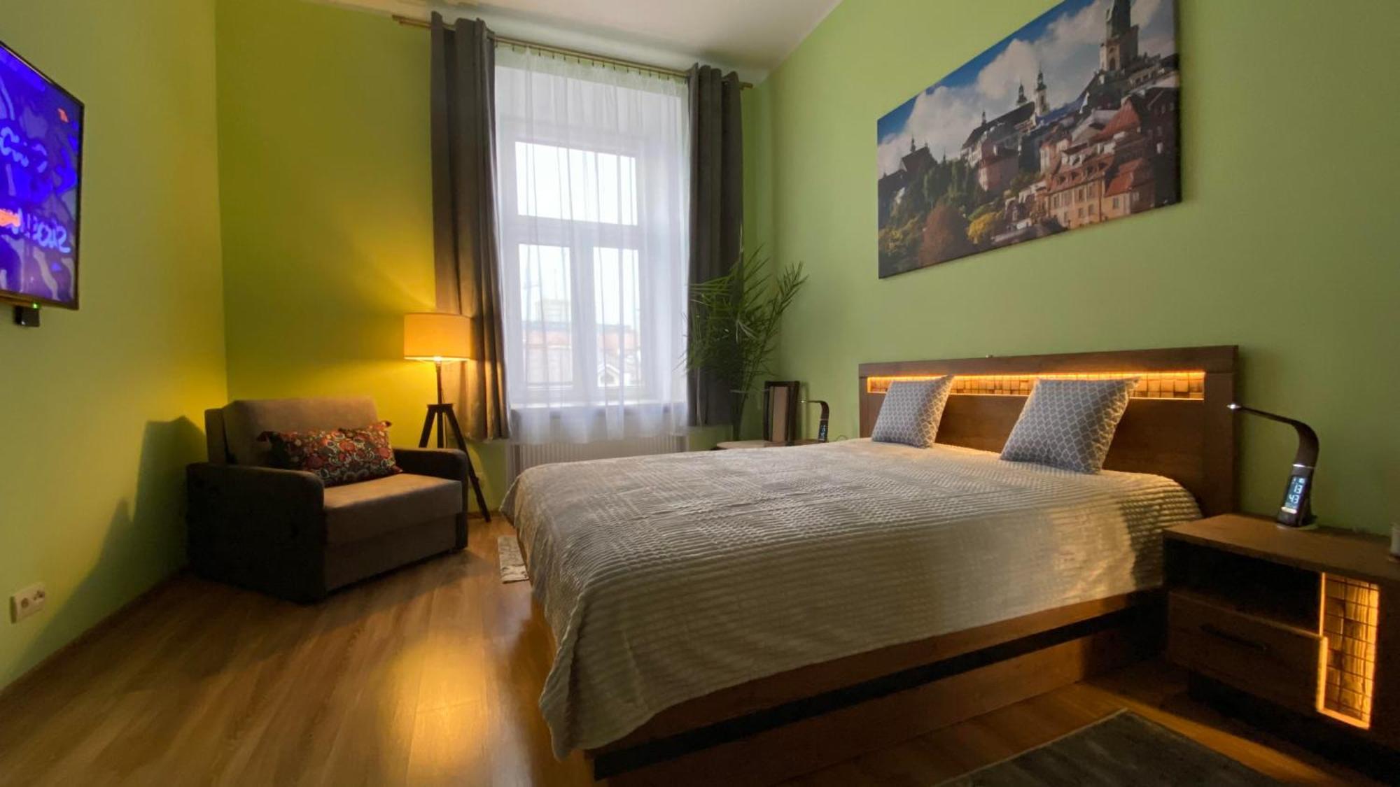 Lublinbnb - Exclusive Family Apartment ------ In The Heart Of Lublin -------------------------------- Bedroom & Living Room & Kitchen Esterno foto